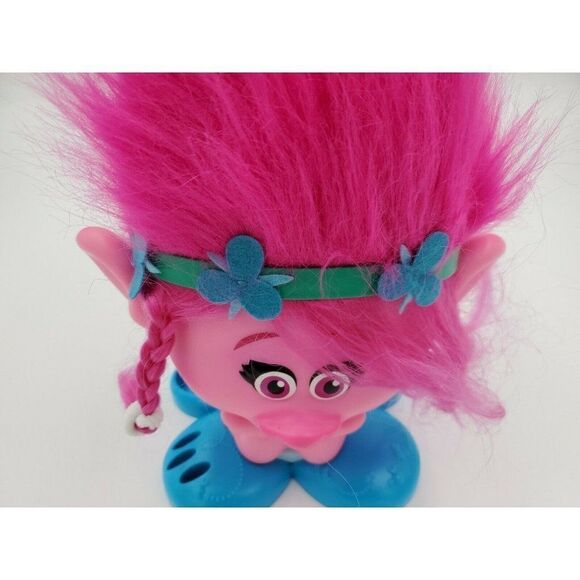 Troll Poppy Styling Station Head 12" Pink Hair Dreamworks Troll Movie - Picture 3 of 8